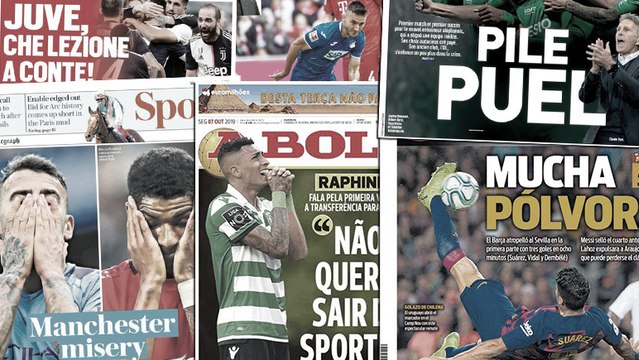 Les deux clubs de Manchester dans la tourmente, Luis Suarez fait les gros titres en Espagne