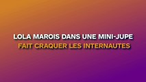 Lola Marois fait craquer les internautes en posant en mini-jupe !