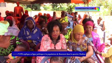 Labé_: l’UPR explique sa ligne politique à la population de Bourneté dans le quartier Madina