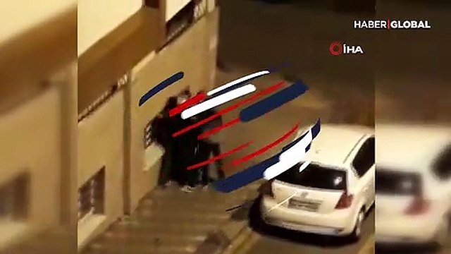 Sevgilisiyle kavga edip mahalleyi ayağa kaldıran genç neye uğradığını şaşırdı!