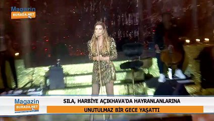 Sıla konserinde romantik dakikalar...