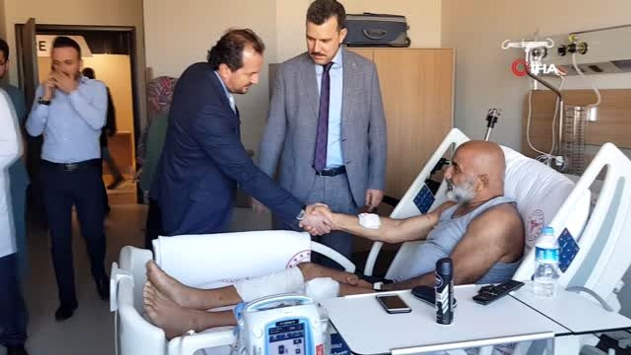 Somali'deki bombalı saldırıda yaralanan PÖH Polisi Şahin'in tedavisi devam ediyor