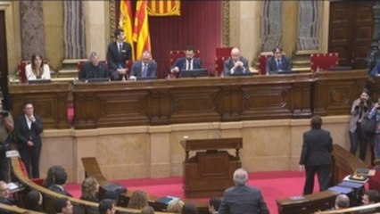 El Parlament debate y vota la moción de censura de Cs contra Torra