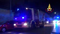 Palermo - Poliziotti uccisi a Trieste, l'omaggio dei Vigili del Fuoco (06.10.19)
