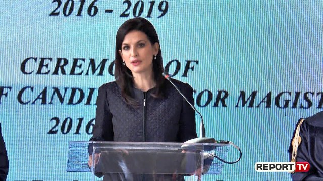 Report TV - Gjonaj-magjistratëve të rinj: Ktheni besimin e publikut te drejtësia