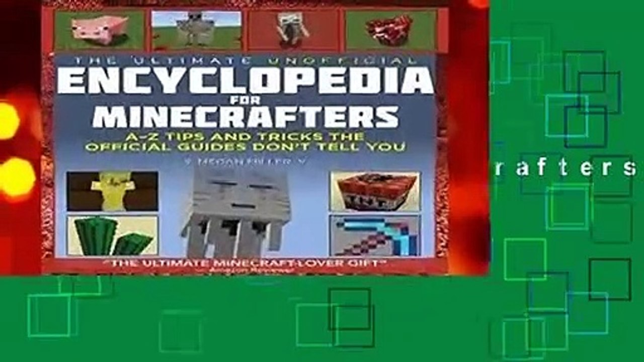 About For Books  The Ultimate Unofficial Encyclopedia for Minecrafters: An A - Z Book of Tips and