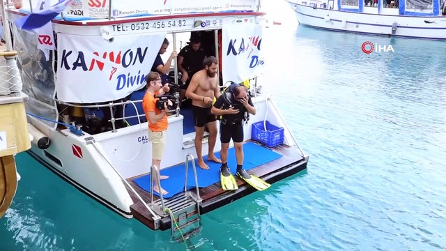 12 Ay Dalış Keyfi... Kaş, yılda 80 bin dalış ile dünyanın 50 önemli dalış merkezi arasında