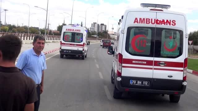 Karaman'da kırmızı ışık ihlali kazası 7 yaralı