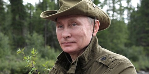 Así disfruta Putin de la taiga siberiana la víspera de su cumpleaños