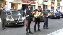 Reggio Calabria - Omaggio di Carabinieri e Guardia di Finanza alla Polizia per la perdita dei due poliziotti (07.10.19)