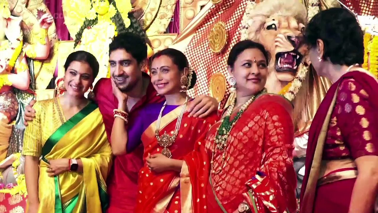 Rani Mukerji And Kajol HUG Each Other At Durga Puja 2019