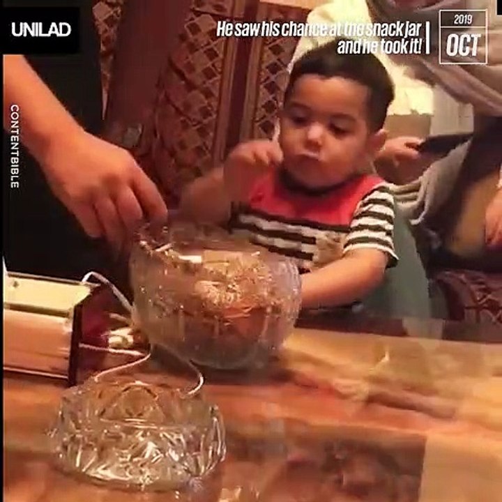 When tea is in 15 minutes, but you can't be trusted near the snack jar...