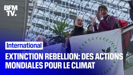 De Paris à New Delhi, des rassemblements à l’origine d’Extinction Rebellion ont commencé dans le monde entier