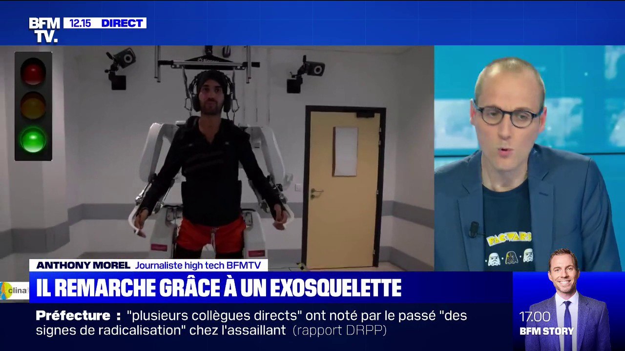 Un jeune homme tétraplégique a pu remarcher grâce à un exosquelette