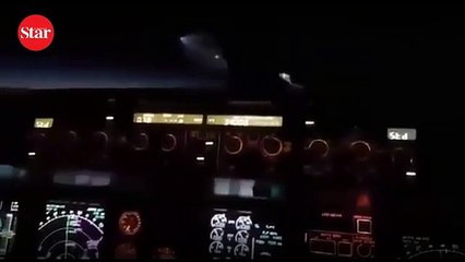 Yolcu uçağı, nükleer başlıklı füzeyi böyle yakaladı