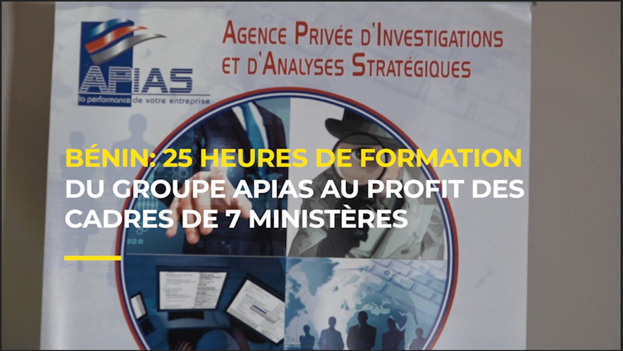 Bénin: 25 heures de formation du groupe Apias au profit des cadres de 7 ministères