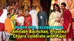 Durga Puja Celebrations| Big B, Priyanka celebrate with Kajol, Rani and family