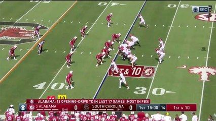 Devonta Smith vs. South Carolina - 2019