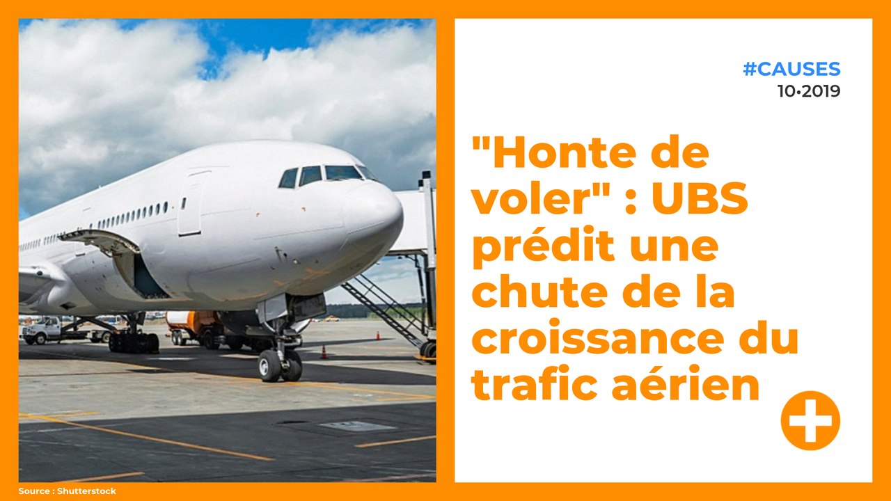"Honte de voler" : UBS prédit une chute de la croissance du trafic aérien