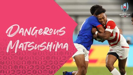Kotaro Matsushima is a star of Rugby World Cup 2019