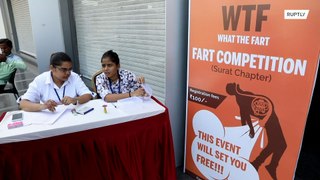 Poca participación en el primer concurso de pedos celebrado en India