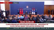 Sırbistan Cumhurbaşkanı Vuçiç konuşma yapıyor