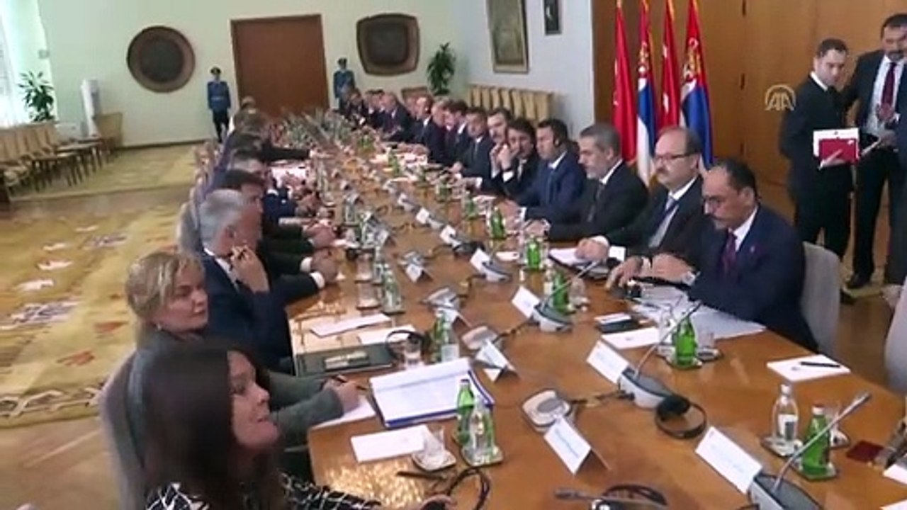 Erdoğan-Vucic görüşmesi - Heyetler arası - Detaylar - BELGRAD