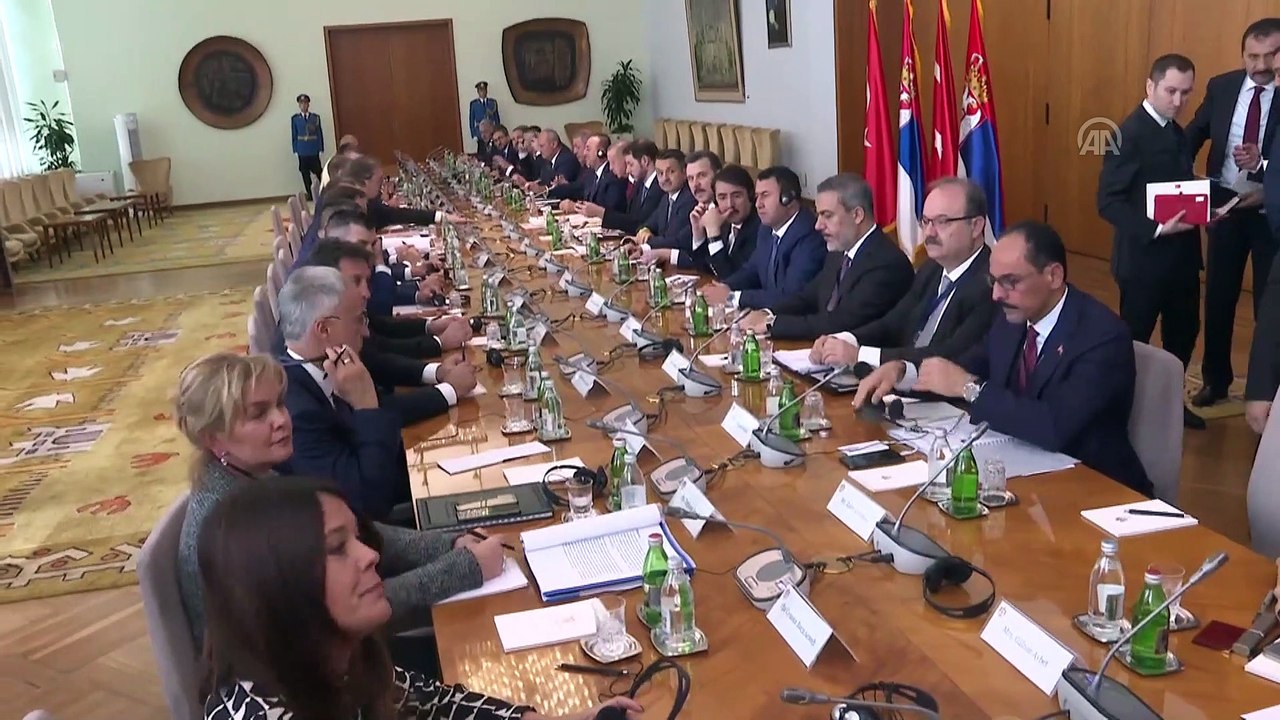 Erdoğan-Vucic görüşmesi - Heyetler arası - Detaylar - BELGRAD