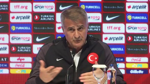 Milli Takım teknik direktörü Şenol Güneş, basın toplantısı düzenledi. - İSTANBUL