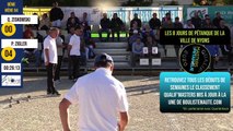 International à pétanque de Nyons : huitième P. ZIGLER vs Q. ZISKOWSKI