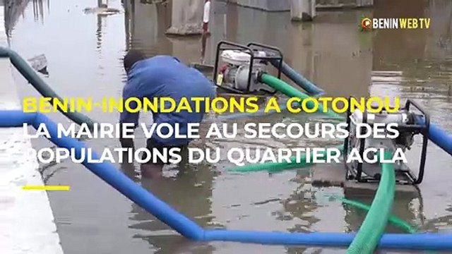 Inondations : La mairie de Cotonou vole au secours des populations du quartier Agla