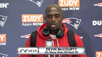 Devin McCourty Patriots vs. Redskins Postgame Press Conference
