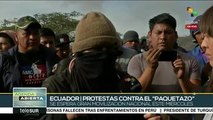 Ecuador amanece con nuevos bloqueos carreteros