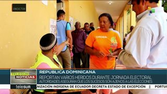 Varios heridos durante elecciones primarias dominicanas