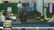 Avanzan elecciones primarias en la provincia argentina Salta