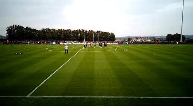 Les Diables rouges s'entraînent à Tubize (3)