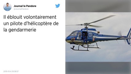 Haute-Garonne. Il éblouit un hélicoptère de la gendarmerie, la justice le convoque