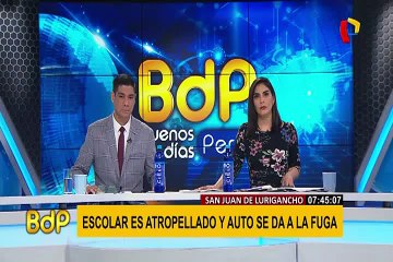 SJL: conductor se da a la fuga tras atropellar a niño de 10 años