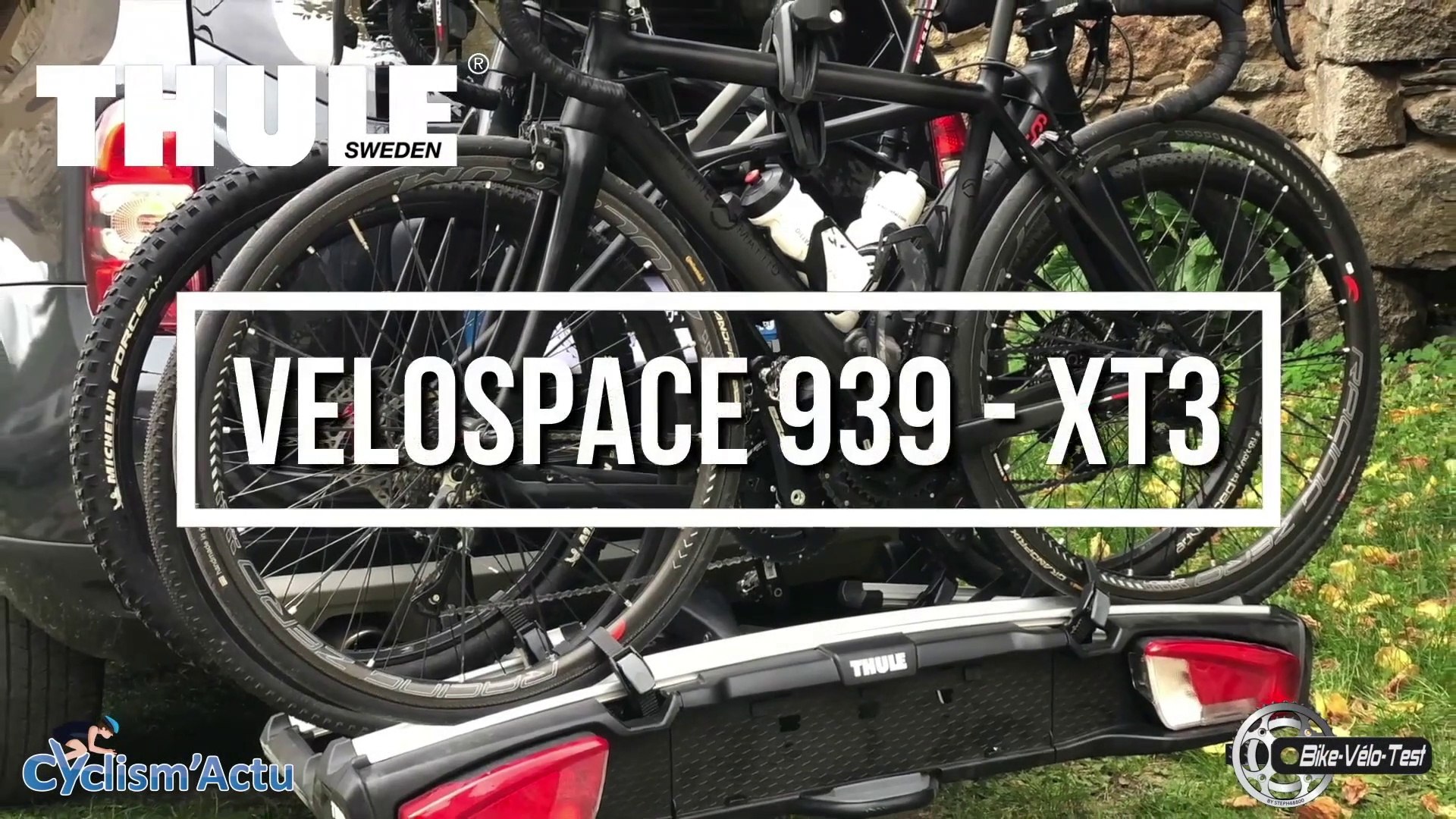 Bike Vélo Test - Cyclism'Actu a testé le porte-vélos Thule XT3 - Vidéo  Dailymotion