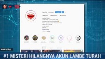 Misteri Hilangnya Akun Lambe Turah