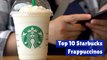 Starbucks Has Many Frappuccinos