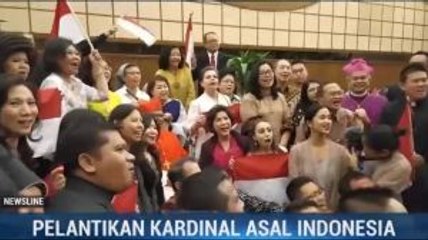 Indonesia Raya Dikumandangkan Usai Penobatan Kardinal Ignatius Suharyo