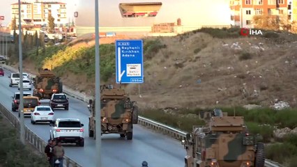 - Suriye sınırına askeri araç sevkiyatı devam ediyor