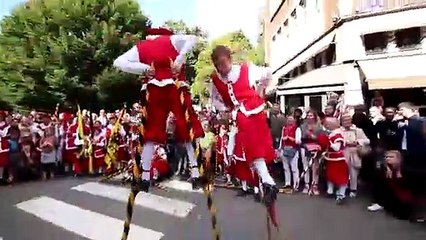 Spectaculaire combat des échasseurs namurois