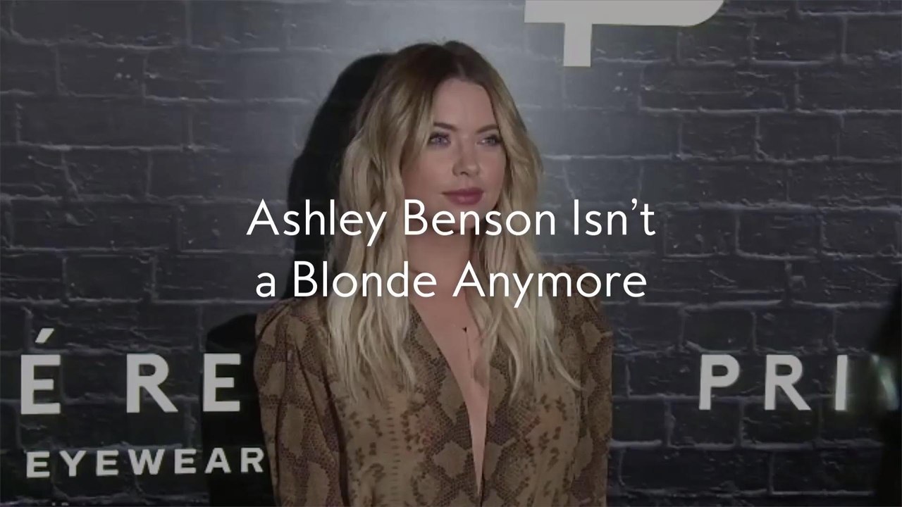 Ashley Benson Isn T A Blonde Anymore Video Dailymotion