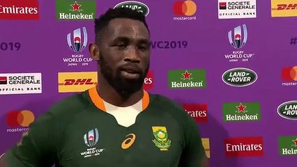 Kolisi thanks Japan fans for support