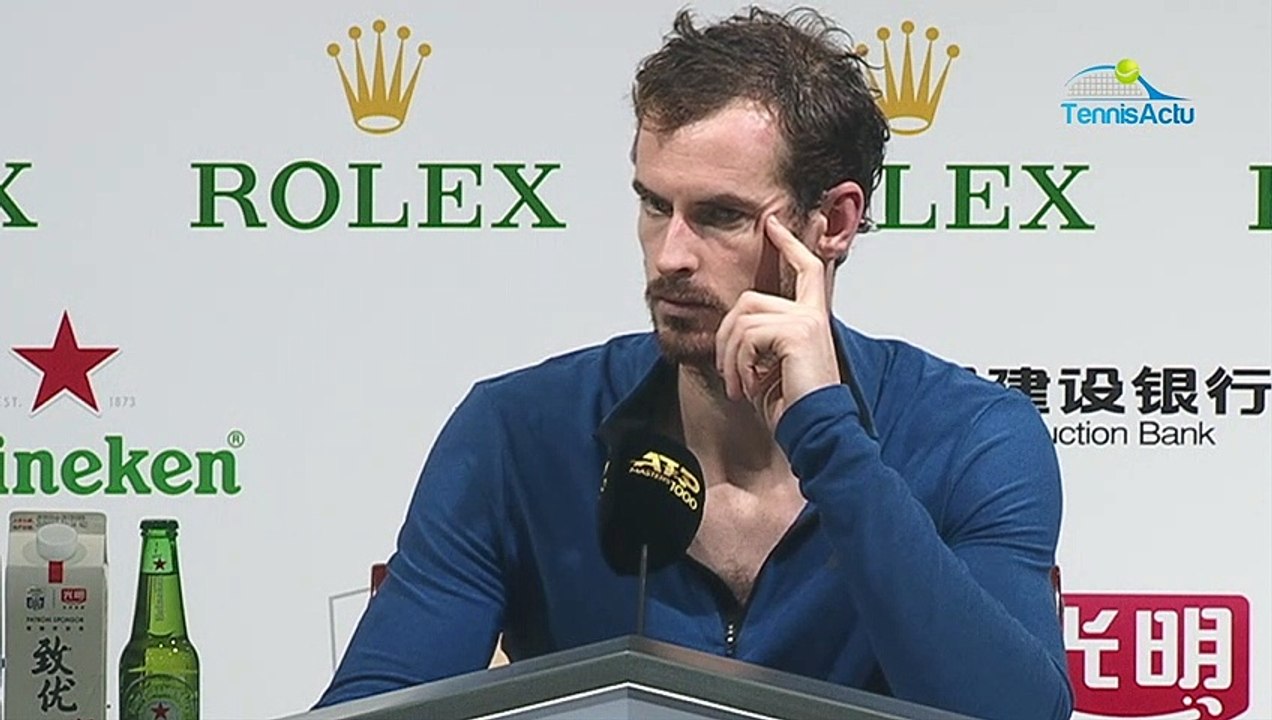 ATP - Shanghai 2019 - Andy Murray explained on his "Ferme-la" to Fabio Fognini