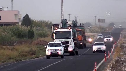 Suriye sınırına zırhlı araç sevkiyatı