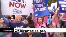 Discriminations des minorités sexuelles : rassemblement à Washington