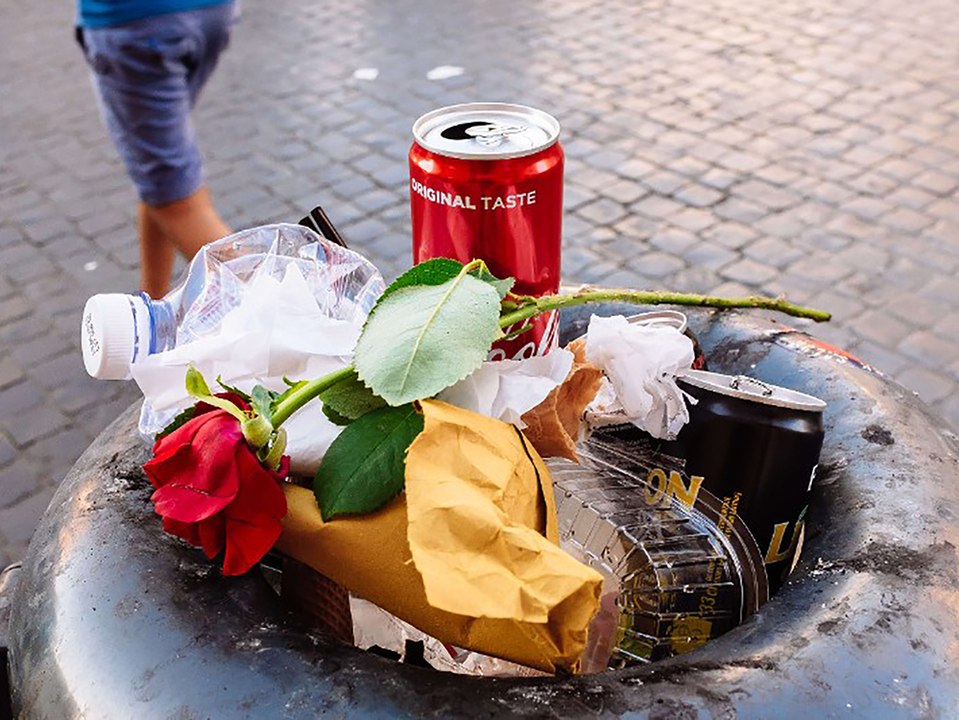 Müll-alarm! vorsicht vor reisen nach rom